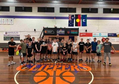 Suncoast Clippers Basketball Holiday Clinic Group Photo 2