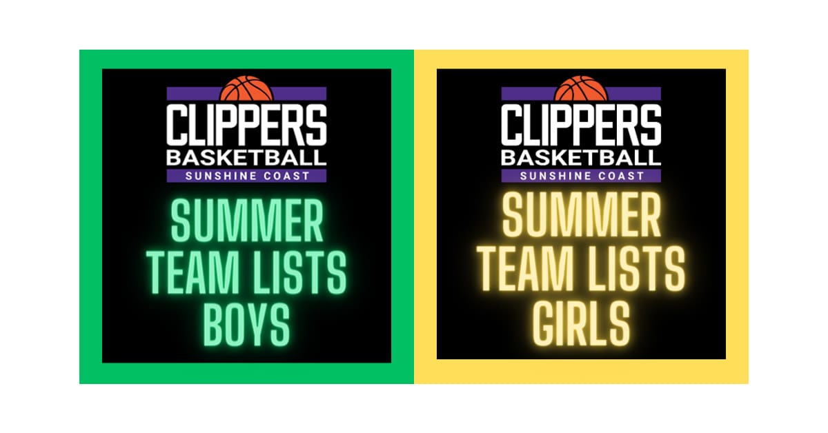 Suncoast Clippers Basketball Summer Team List