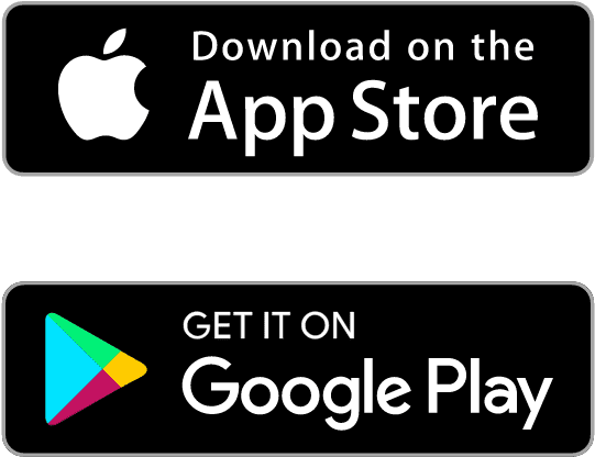 Google Play and App Store logo
